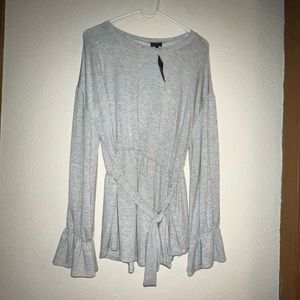 Buckle Black Sweater Top